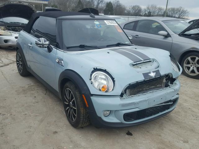 WMWZP3C59BT249388 - 2011 MINI COOPER S BLUE photo 1