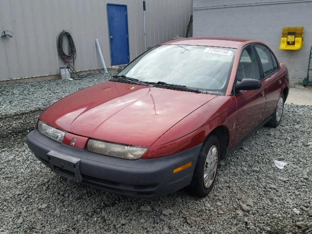 1G8ZG5289TZ281969 - 1996 SATURN SL1 BURGUNDY photo 2