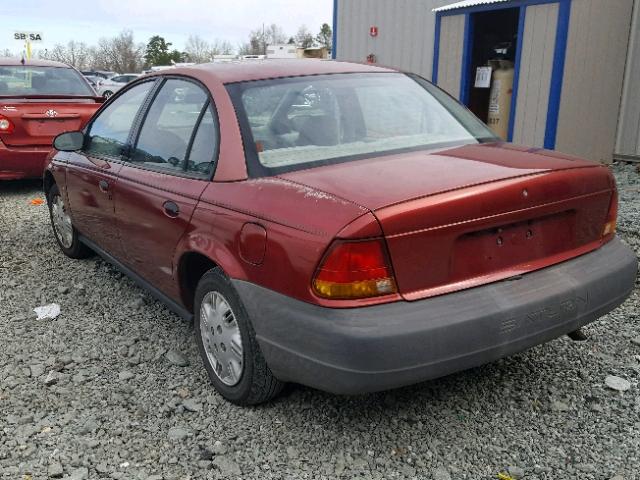 1G8ZG5289TZ281969 - 1996 SATURN SL1 BURGUNDY photo 3