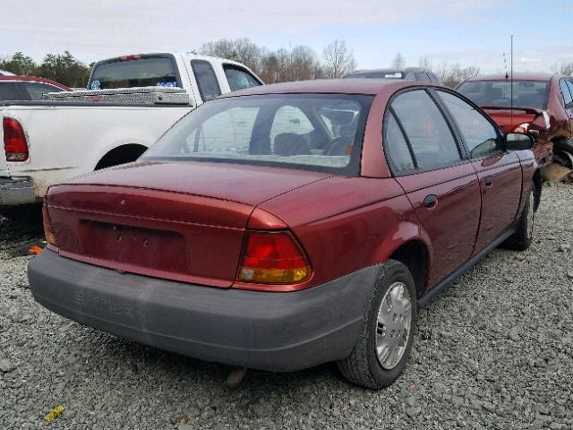 1G8ZG5289TZ281969 - 1996 SATURN SL1 BURGUNDY photo 4