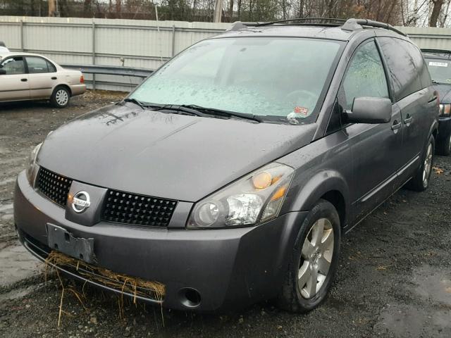 5N1BV28UX4N362404 - 2004 NISSAN QUEST S GRAY photo 2