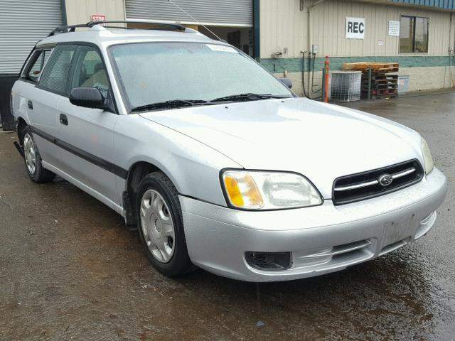 4S3BH635827304456 - 2002 SUBARU LEGACY L SILVER photo 1