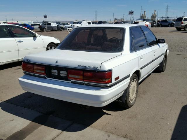 JT2VV21E0M0144062 - 1991 TOYOTA CAMRY DLX WHITE photo 4