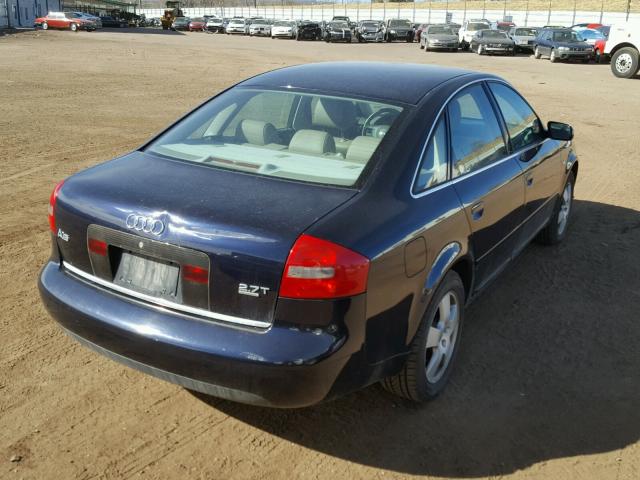 WAUED54B51N057279 - 2001 AUDI A6 2.7T QU BLUE photo 4