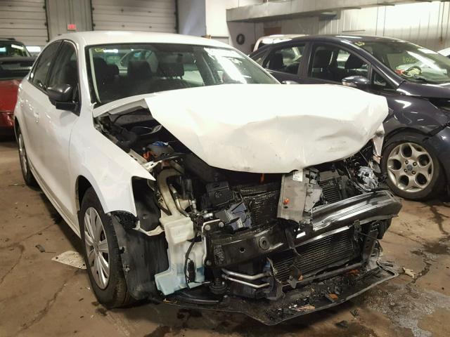 3VW2K7AJ0CM357504 - 2012 VOLKSWAGEN JETTA BASE თეთრი ფოტო 1