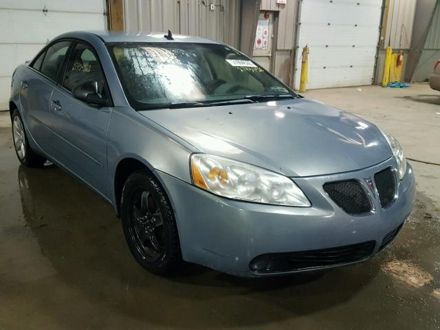 1G2ZG57B484257033 - 2008 PONTIAC G6 BASE BLUE photo 1