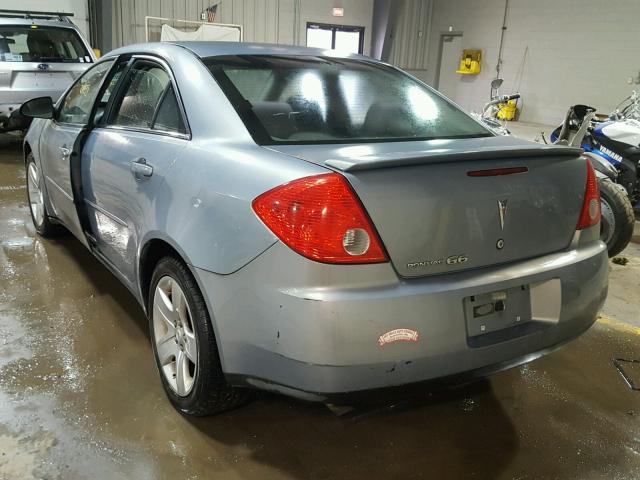 1G2ZG57B484257033 - 2008 PONTIAC G6 BASE BLUE photo 3