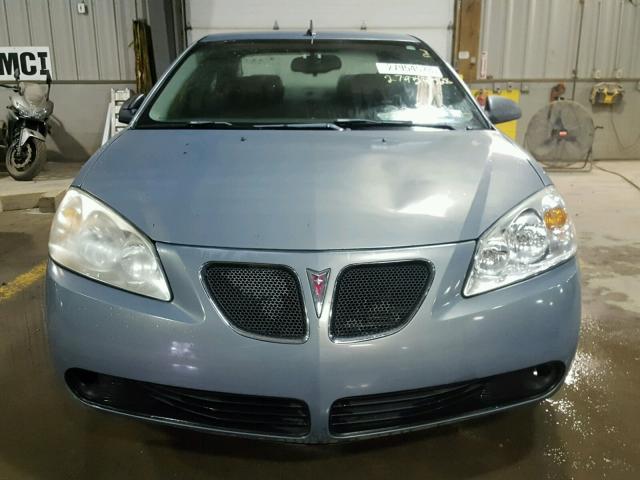 1G2ZG57B484257033 - 2008 PONTIAC G6 BASE BLUE photo 9