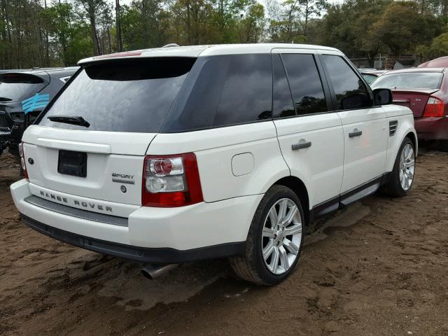 SALSH23429A209817 - 2009 LAND ROVER RANGE ROVE WHITE photo 4