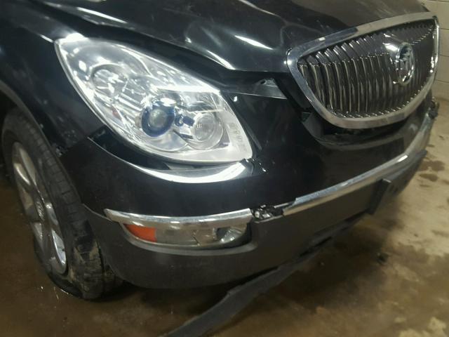 5GAEV23758J213965 - 2008 BUICK ENCLAVE CX BLACK photo 9