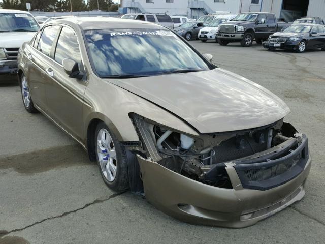 1HGCP36848A024204 - 2008 HONDA ACCORD EXL GOLD photo 1