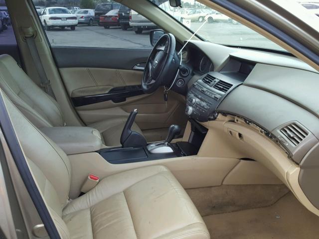 1HGCP36848A024204 - 2008 HONDA ACCORD EXL GOLD photo 5