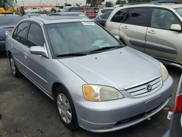 1HGES26731L037402 - 2001 HONDA CIVIC EX ვერცხლისფერი ფოტო 1