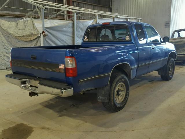 JT4VD22F5S0014129 - 1995 TOYOTA T100 XTRAC BLUE photo 4