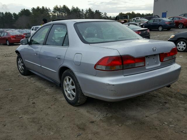 1HGCG66802A164078 - 2002 HONDA ACCORD EX SILVER photo 3