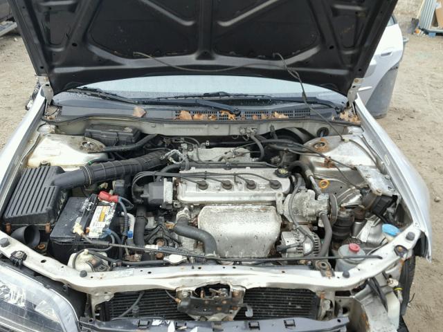 1HGCG66802A164078 - 2002 HONDA ACCORD EX SILVER photo 7