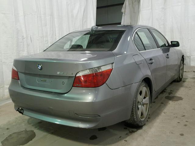 WBANF33536CS36224 - 2006 BMW 525 XI GRAY photo 4