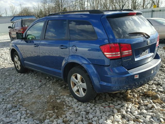 3D4PG5FV4AT138092 - 2010 DODGE JOURNEY SX BLUE photo 3