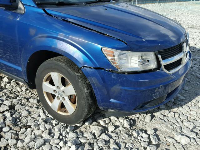 3D4PG5FV4AT138092 - 2010 DODGE JOURNEY SX BLUE photo 9