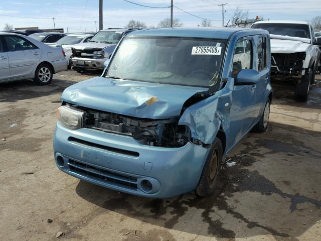 JN8AZ28R99T131128 - 2009 NISSAN CUBE BASE TEAL photo 2