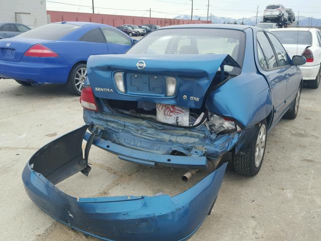 3N1CB51D43L814376 - 2003 NISSAN SENTRA XE BLUE photo 4