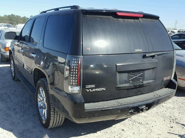 1GKFC13058J190617 - 2008 GMC YUKON BLACK photo 3