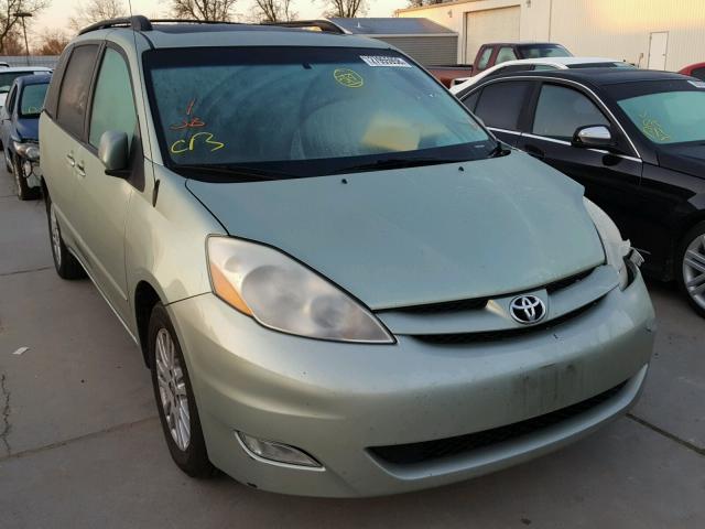 5TDZK22C78S130239 - 2008 TOYOTA SIENNA XLE GREEN photo 1