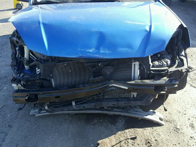 KNADE123486420706 - 2008 KIA RIO BASE BLUE photo 9