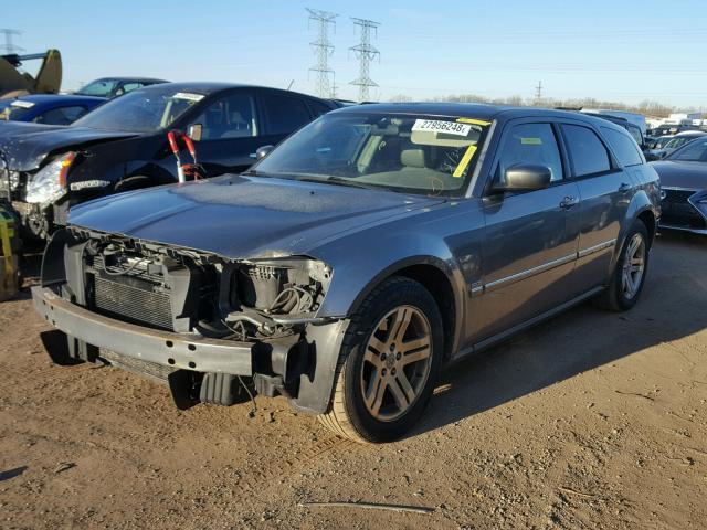 2D4GV58265H549355 - 2005 DODGE MAGNUM R/T GRAY photo 2