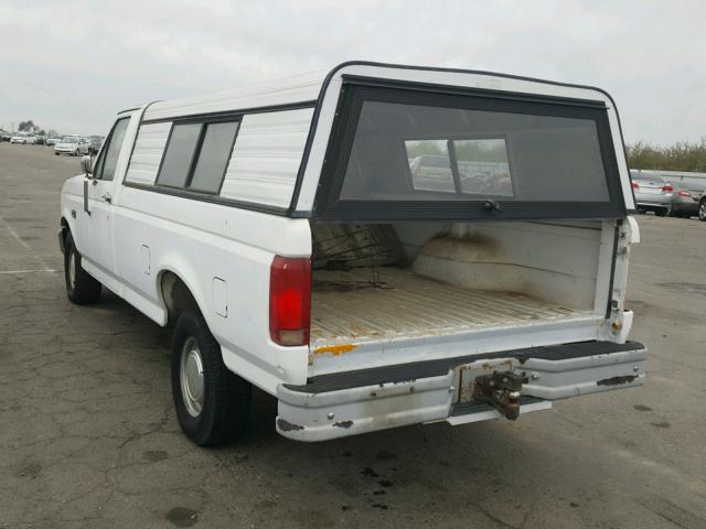 1FTEF15N9NPA28084 - 1992 FORD F150 WHITE photo 3