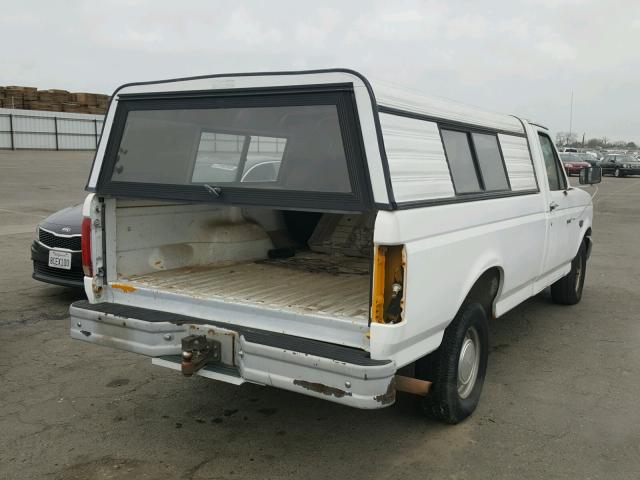 1FTEF15N9NPA28084 - 1992 FORD F150 WHITE photo 4