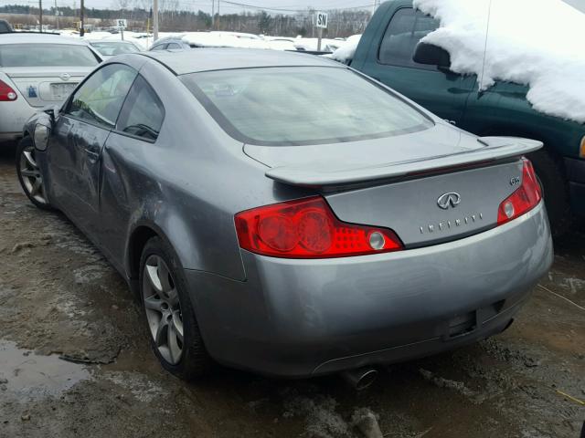 JNKCV54E13M214086 - 2003 INFINITI G35 GRAY photo 3