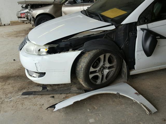 1G8AL54F25Z119253 - 2005 SATURN ION LEVEL WHITE photo 9