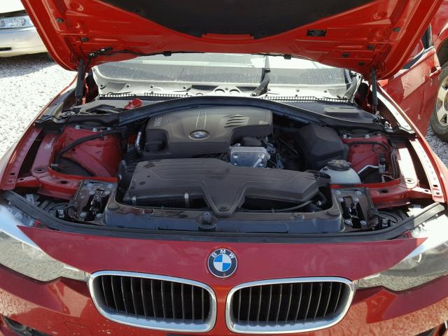 WBA3B1G54FNT06920 - 2015 BMW 320 I RED photo 7