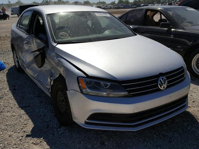 3VW2K7AJXFM324384 - 2015 VOLKSWAGEN JETTA BASE 银色 照片 1