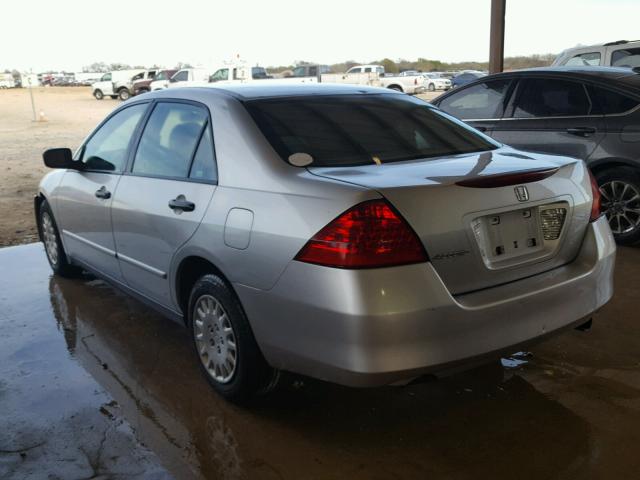 1HGCM56106A136065 - 2006 HONDA ACCORD VAL SILVER photo 3