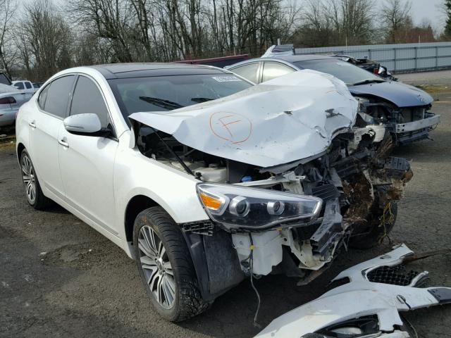 KNALN4D70F5170851 - 2015 KIA CADENZA PR WHITE photo 1