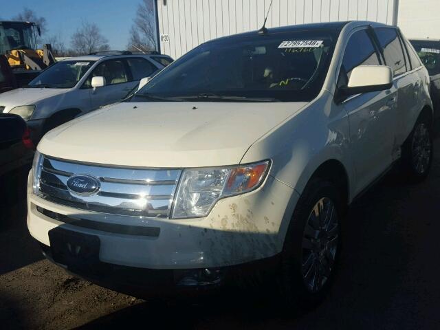 2FMDK39C78BA22254 - 2008 FORD EDGE LIMIT WHITE photo 2