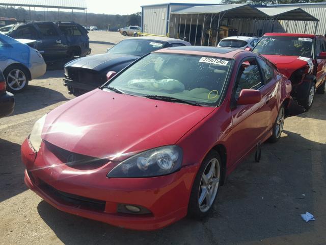 JH4DC53085S015468 - 2005 ACURA RSX TYPE-S RED photo 2