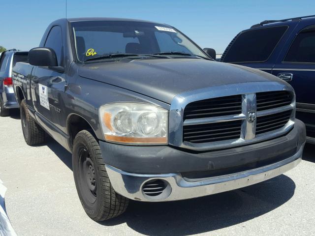 1D7HA16K06J241743 - 2006 DODGE RAM 1500 S GRAY photo 1