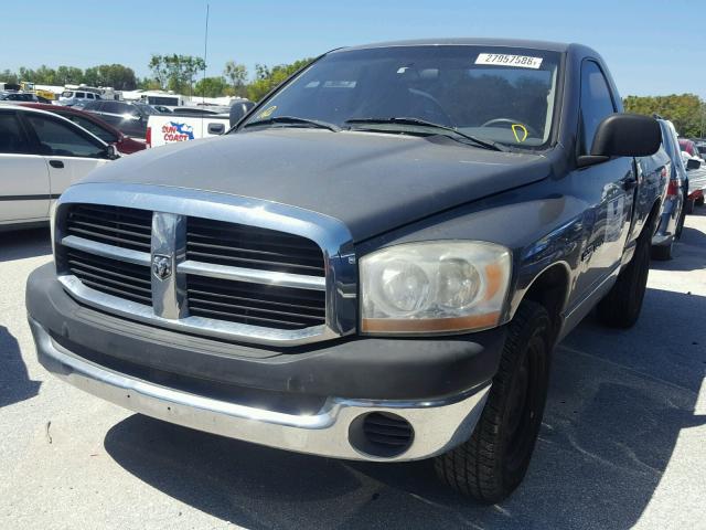 1D7HA16K06J241743 - 2006 DODGE RAM 1500 S GRAY photo 2