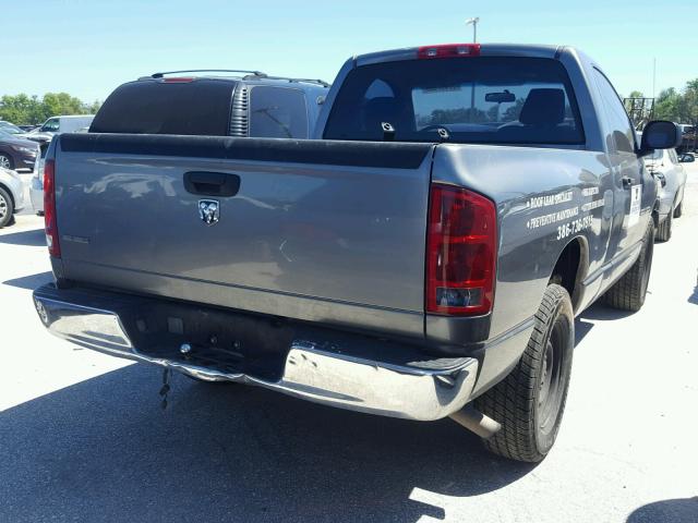 1D7HA16K06J241743 - 2006 DODGE RAM 1500 S GRAY photo 4