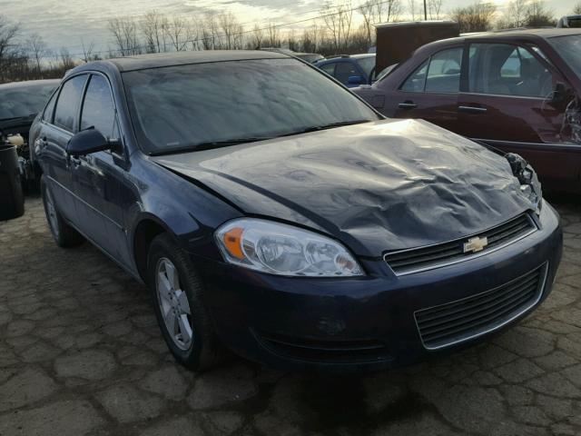 2G1WT58K689231967 - 2008 CHEVROLET IMPALA LT BLUE photo 1