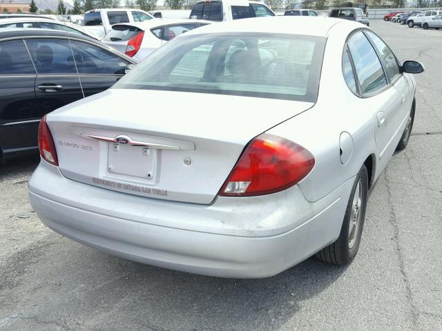 1FAFP55U52G208356 - 2002 FORD TAURUS SES SILVER photo 4