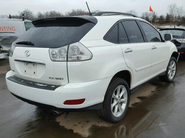 2T2HK31U69C124546 - 2009 LEXUS RX 350 WHITE photo 4