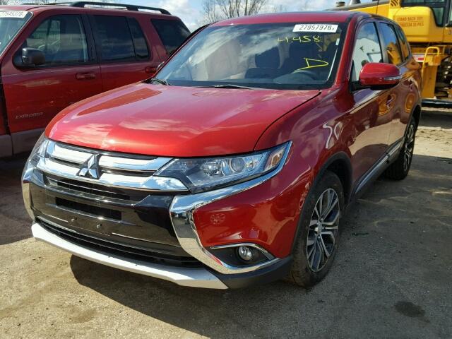 JA4AZ3A39HZ051034 - 2017 MITSUBISHI OUTLANDER RED photo 2