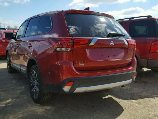 JA4AZ3A39HZ051034 - 2017 MITSUBISHI OUTLANDER RED photo 3