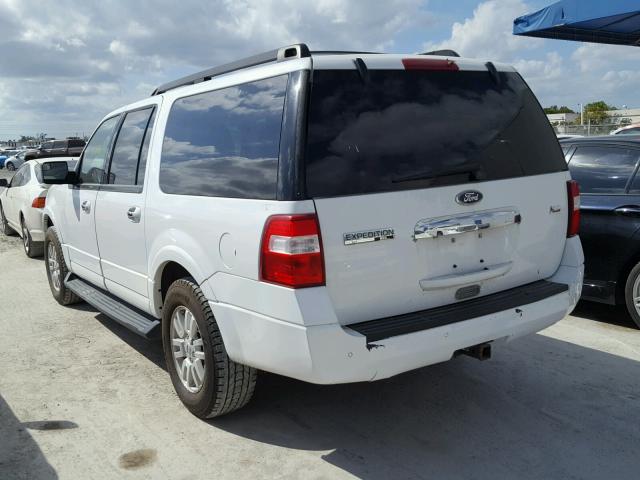 1FMJK1J56CEF11505 - 2012 FORD EXPEDITION WHITE photo 3