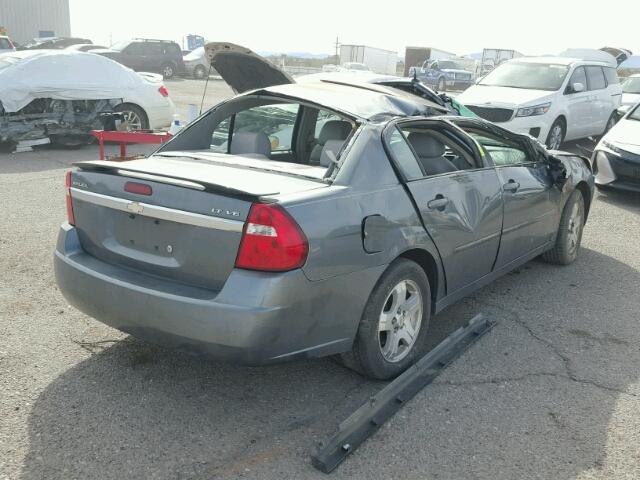 1G1ZU54885F159807 - 2005 CHEVROLET MALIBU LT CHARCOAL photo 4