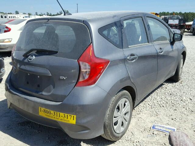 3N1CE2CP6JL356334 - 2018 NISSAN VERSA NOTE GRAY photo 4